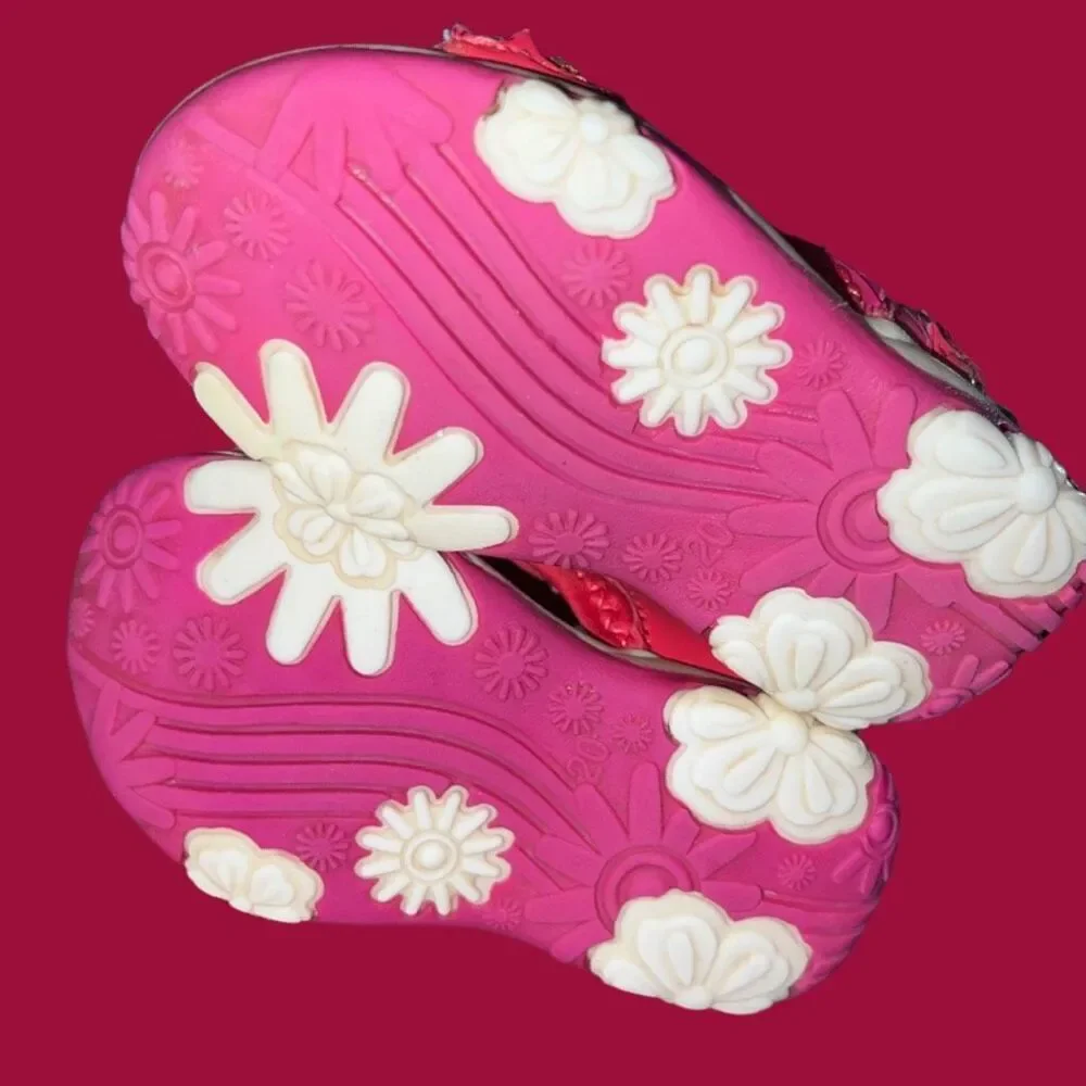 Aosida Adjustable Spring Flower Sandal Size 4 4.5